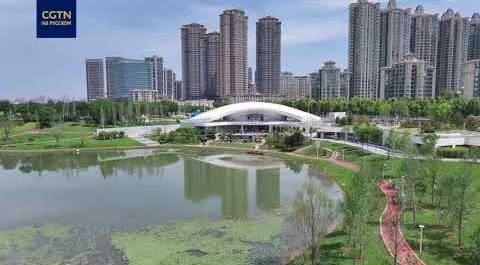 Центрально-Азиатский парк открылся в китайском городе Сиань