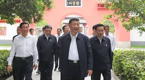 Председатель КНР Си Цзиньпин провел инспекцию в г. Наньян (пров. Хэнань)