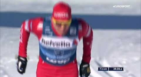 Большунов выиграл мужской пасьют на «Тур де Ски», Устюгов – второй