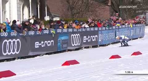 Шведская лыжница Йоханна Хагстрём выиграла пролог спринта в Драммене и эпично упала в 1/4 финала