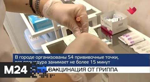 "Москва и мир": Более миллиона москвичей сделали прививку против гриппа - Москва 24