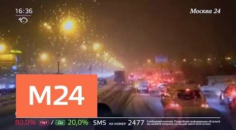 "Жизнь в большом городе": уборка снега - Москва 24