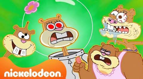 Губка Боб | 30-минутная подборка самых странных моментов с Сэнди! | Nickelodeon (Россия)