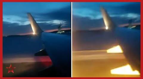 В Тюмени у самолёта компании Utair во время взлёта загорелся двигатель