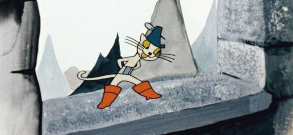 Кот в сапогах мультфильм советский фото