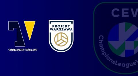 Трентино - Варшава. Лига чемпионов. Мужчины. Плей-офф
