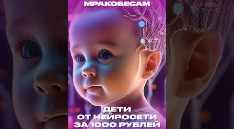 Дети от нейросети за 1000 рублей 