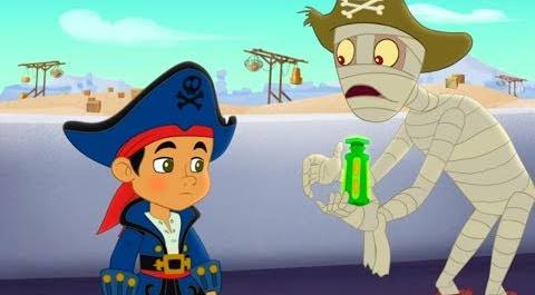 Джейк и Пираты Нетландии - Ученик Бородини/ Первый помощник мумия - серия 14, сезон 4  Disney