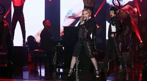 Madonna Performs 