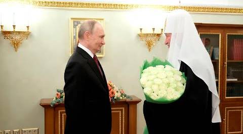 Владимир Путин поздравил Патриарха Московского и всея Руси Кирилла с Днём тезоименитства