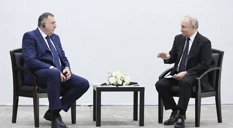 Путин встретился с главой Республики Сербской Милорадом Додиком
