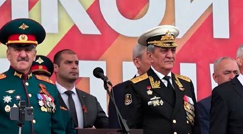 Военный Парад Победы прошел во Владикавказе