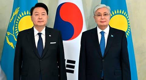 Президент Южной Кореи прибыл в Казахстан с трехдневным визитом
