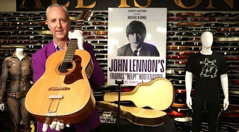 Гитару Джона Леннона продали на аукционе почти за три миллиона долларов