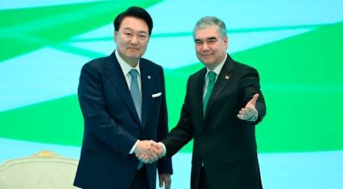Гурбангулы Бердымухамедов встретился с президентом Южной Кореи Юн Сок Елем