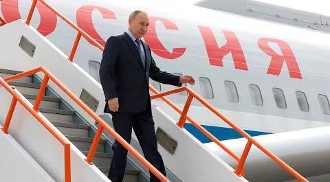 Владимир Путин прибыл с рабочей поездкой в Якутск
