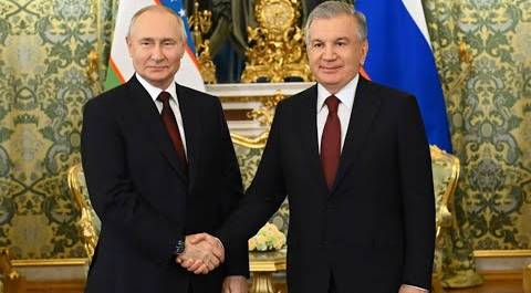 Переговоры лидеров России и Узбекистана прошли в Кремле