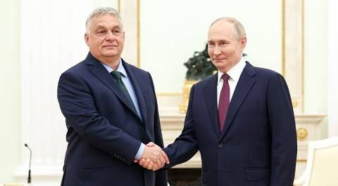 В Кремле проходят переговоры Владимира Путина и премьер-министра Венгрии Виктора Орбана