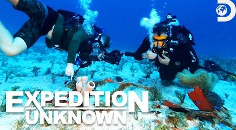 Josh Gates Finds an American Plane Wreck Underwater | Expedition Unknown | Discovery