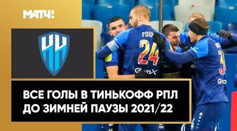Все голы «Нижнего Новгорода» в первой части сезона Тинькофф РПЛ 2021/22
