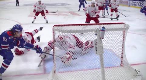 Dansk saves it with his glove