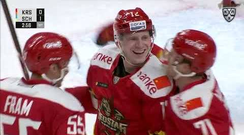 David Bondra first KHL goal