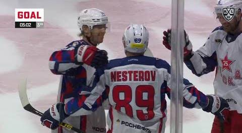 Nesterov breakes the tie with slap shot