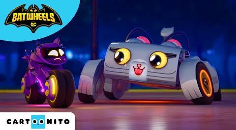 Запознайте се с Кити – колата на Кетуомън | Batwheels | Cartoonito | Анимационни филми за деца