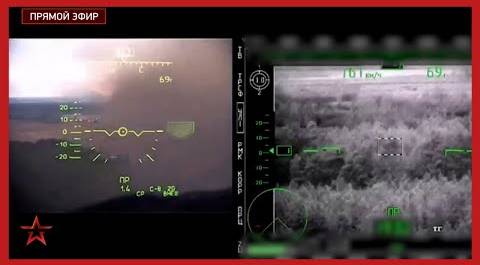 В Минобороны России показали применение вертолетов Ка-52 в спецоперации на Украине