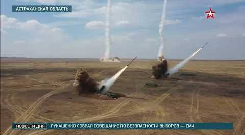 «Искандеры» в деле: видео пуска ракет в Астраханской области