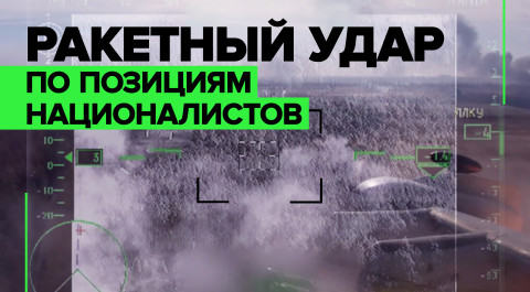 Уничтожен опорный пункт роты украинских националистов — видео