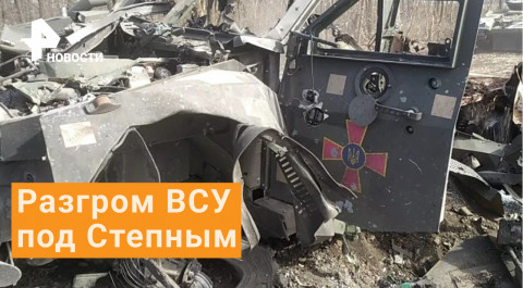 Бронеколонна ВСУ уничтожена под Степным в ДНР
