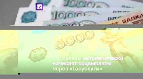 Россиянам автоматически начислят соцвыплаты через «Госуслуги»