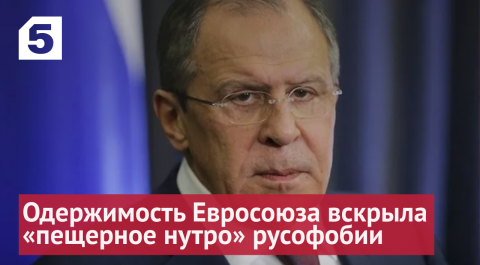 Лавров заявил, что одержимость Евросоюза вскрыла «пещерное нутро» русофобии