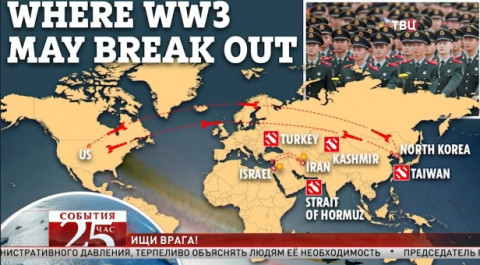 В США нарисовали карту новой мировой войны. Великий перепост