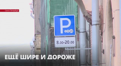 Зона платной парковки в центре Петербурга расширилась до 71 улицы
