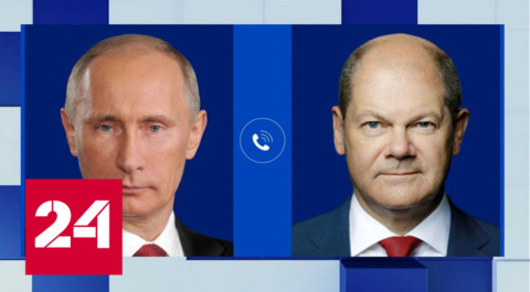 Путин и Шольц обсудили ход переговоров делегаций России и Украины - Россия 24