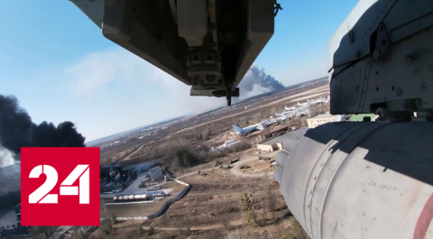 Российские военные уничтожили крупный арсенал украинских националистов - Россия 24
