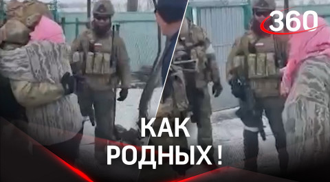 Чеченских бойцов в ЛНР встречают объятиями