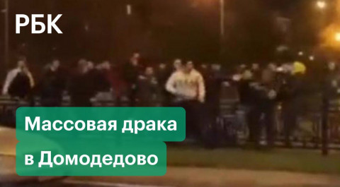 «Мне показалось, там стреляли». Видео массовой драки в подмосковном Домодедово