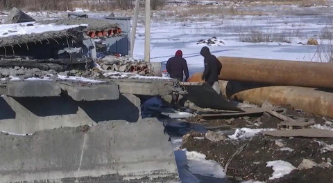В Харьковской области украинские военные, отступая, взорвали мост