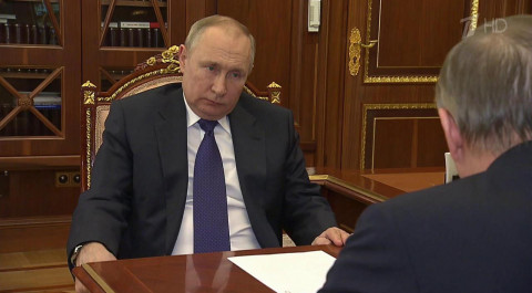 Владимир Путин встретился в Кремле с главой Санкт-Петербурга Александром Бегловым