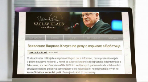 Экс-президент Чехии назвал неубедительной информацию по делу о взрывах на военных складах