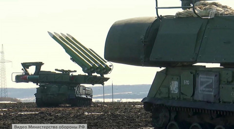 Минобороны РФ показало видео о работе "Бук-М3" на Украине