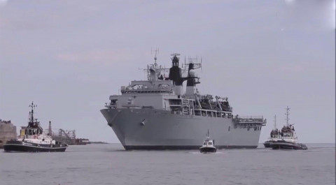 В Великобритании ограбили военный корабль